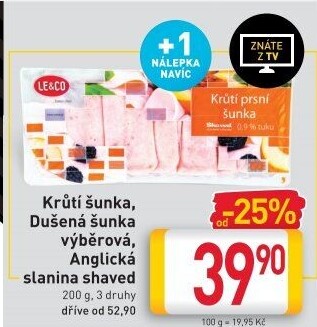 Šunka krůtí LE&amp