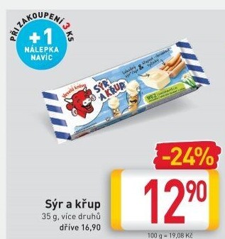 Sýr a křup Veselá kráva
