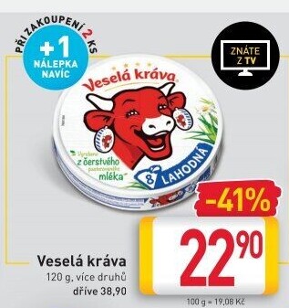 Sýr tavený Veselá kráva