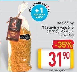 Těstoviny babiččiny Druid