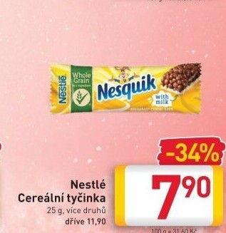 Tyčinka cereální Nestlé