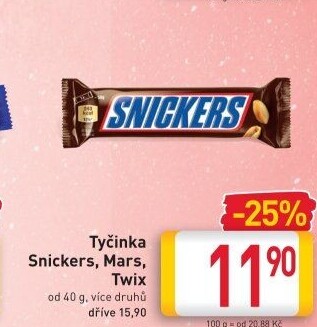 Tyčinka Snickers