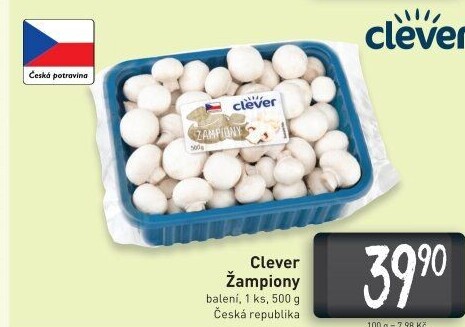 Žampiony Clever