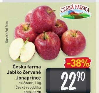 Jablka Jonaprince Česká Farma