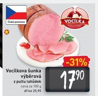 Šunka výběrová Vocílka