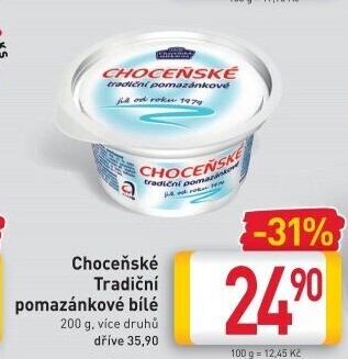 Tradiční pomazánkové Choceňské