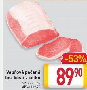 Vepřová pečeně bez kosti