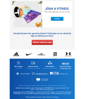 akční leták Sportisimo 26.11.2021-1.12.2021
