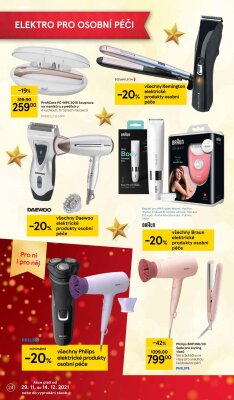 akční leták Tesco 29.11.2021-24.12.2021