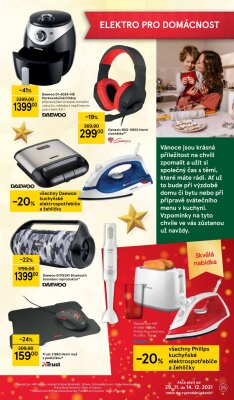 akční leták Tesco 29.11.2021-24.12.2021