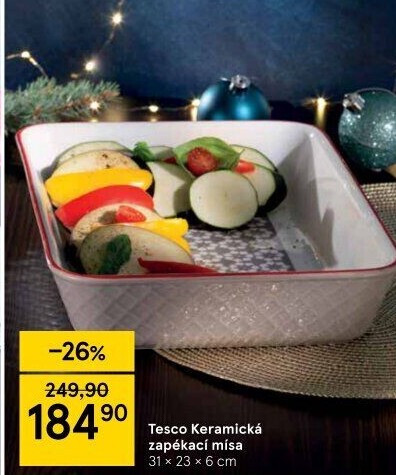 Keramická zapékací mísa Tesco