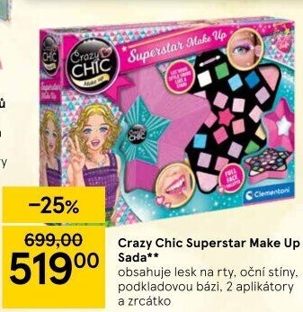 Kosmetická sada Crazy Chic Clementoni