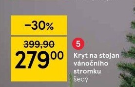 Kryt na stojan vánočního stromku