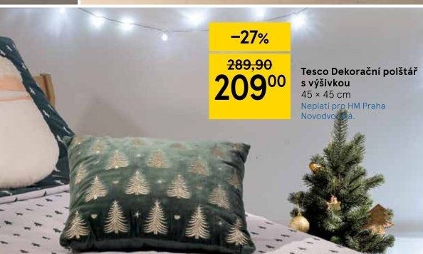 Polštářek Tesco