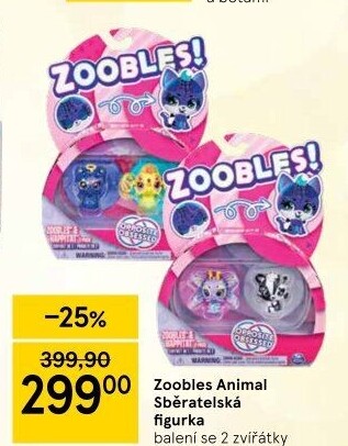 Sběratelské figurky Zoobles