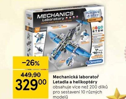 Stavebnice Mechanická laboratoř Clementoni