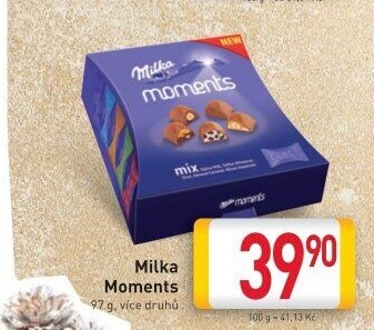 Bonboniéra Pralinky Moments Milka