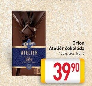 Čokoláda Ateliér Orion