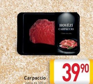 Hovězí carpaccio