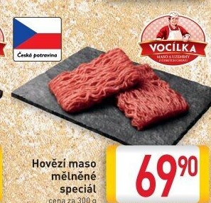Hovězí mleté maso speciál Vocílka