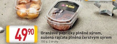 Papričky plněné sýrem