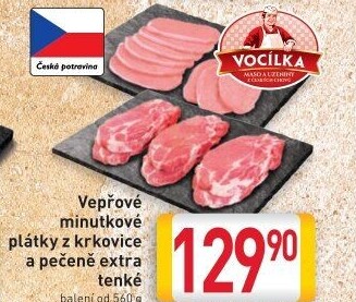 Vepřová krkovice bez kosti steak Vocílka