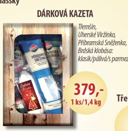 Dárková kazeta sváteční Příbramská uzenina