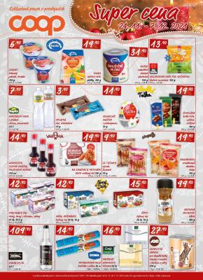 akční leták COOP 1.12.2021-7.12.2021