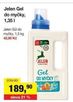 Gely do myčky Jelen