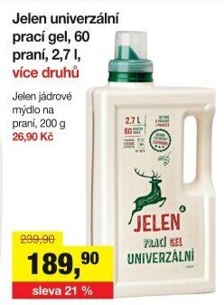 Prací gel Jelen