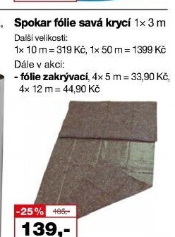 Fólie zakrývací Spokar