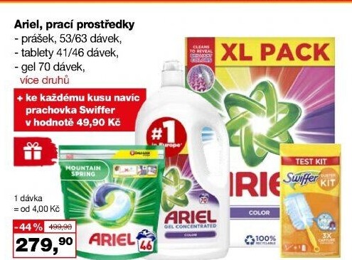 Prací kapsle Ariel