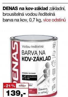 Základ na kov antikorozní Denas