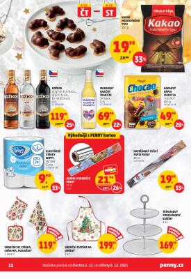akční leták Penny Market 2.12.2021-8.12.2021