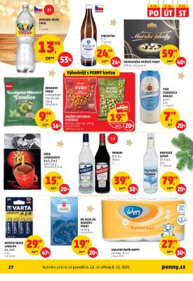 akční leták Penny Market 2.12.2021-8.12.2021