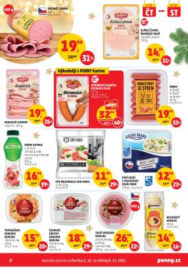 akční leták Penny Market 2.12.2021-8.12.2021