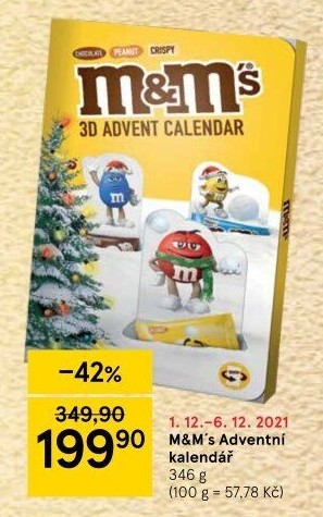 Adventní kalendář M&amp