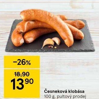 Česneková klobása