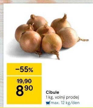 Cibule kuchyňská žlutá