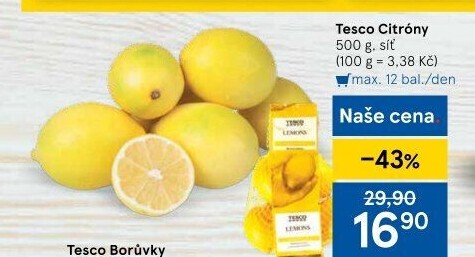 Citrony Tesco
