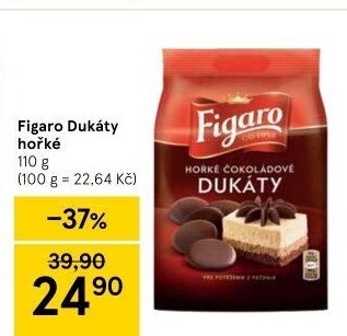 Čokoládové Dukátky Figaro