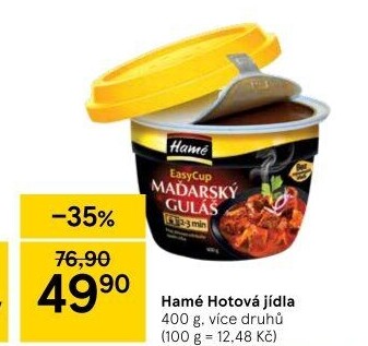 Hotová jídla Snadno a rychle Hamé