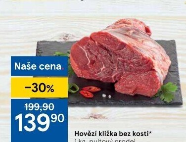 Hovězí přední bez kosti - kližka
