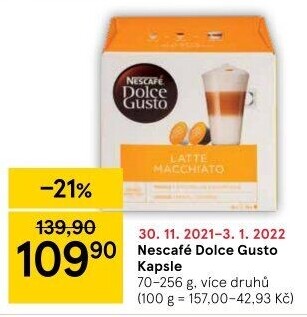 Kapsle Dolce Gusto Nescafé