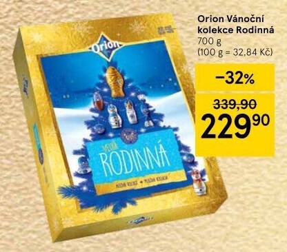 Kolekce vánoční rodinná Orion