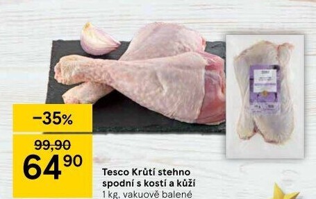 Krůtí stehna Tesco