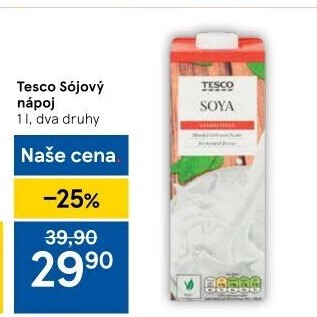 Nápoj sójový Tesco