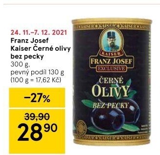Olivy černéExclusive Franz Josef Kaiser