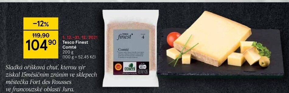 Sýr Comté Tesco Finest