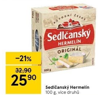 Sýr Hermelín Sedlčanský